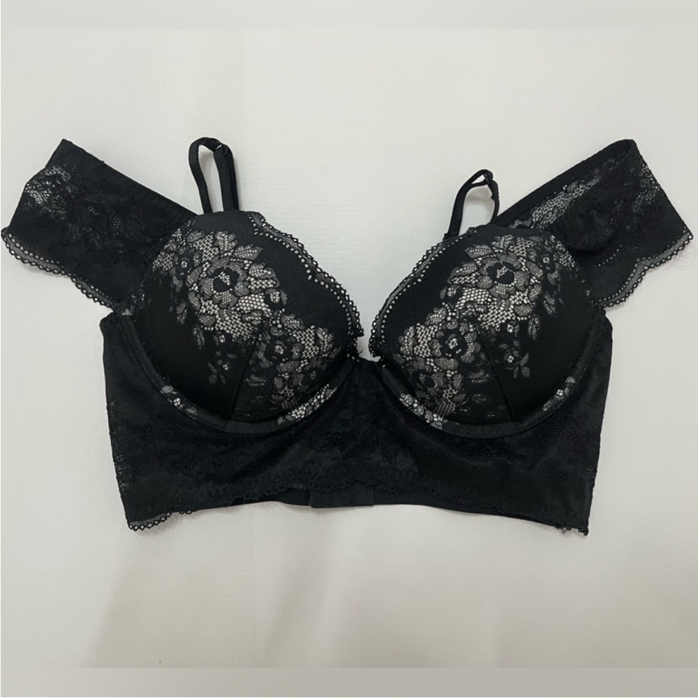 La Senza Black Lace Bralette 34/c